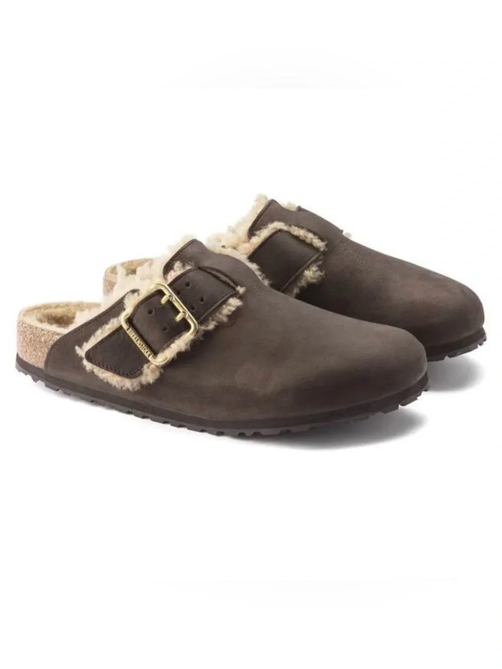 Birkenstock Boston Women’s Brown Shearling Clog Sz 41 Price Firm!
